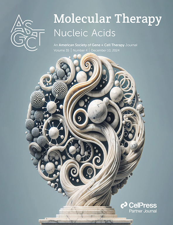 Cover Image - Molecular Therapy Nucleic Acids, Volume 35, Issue 4